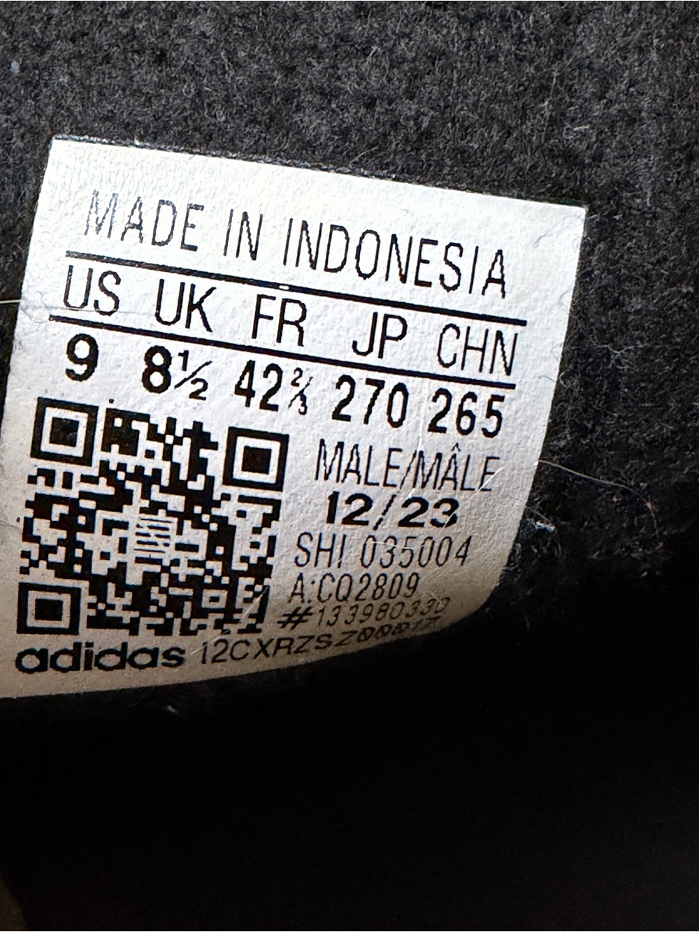 adidas Men’s Gazelle Suede Sneakers - Black - Picture 6 of 6